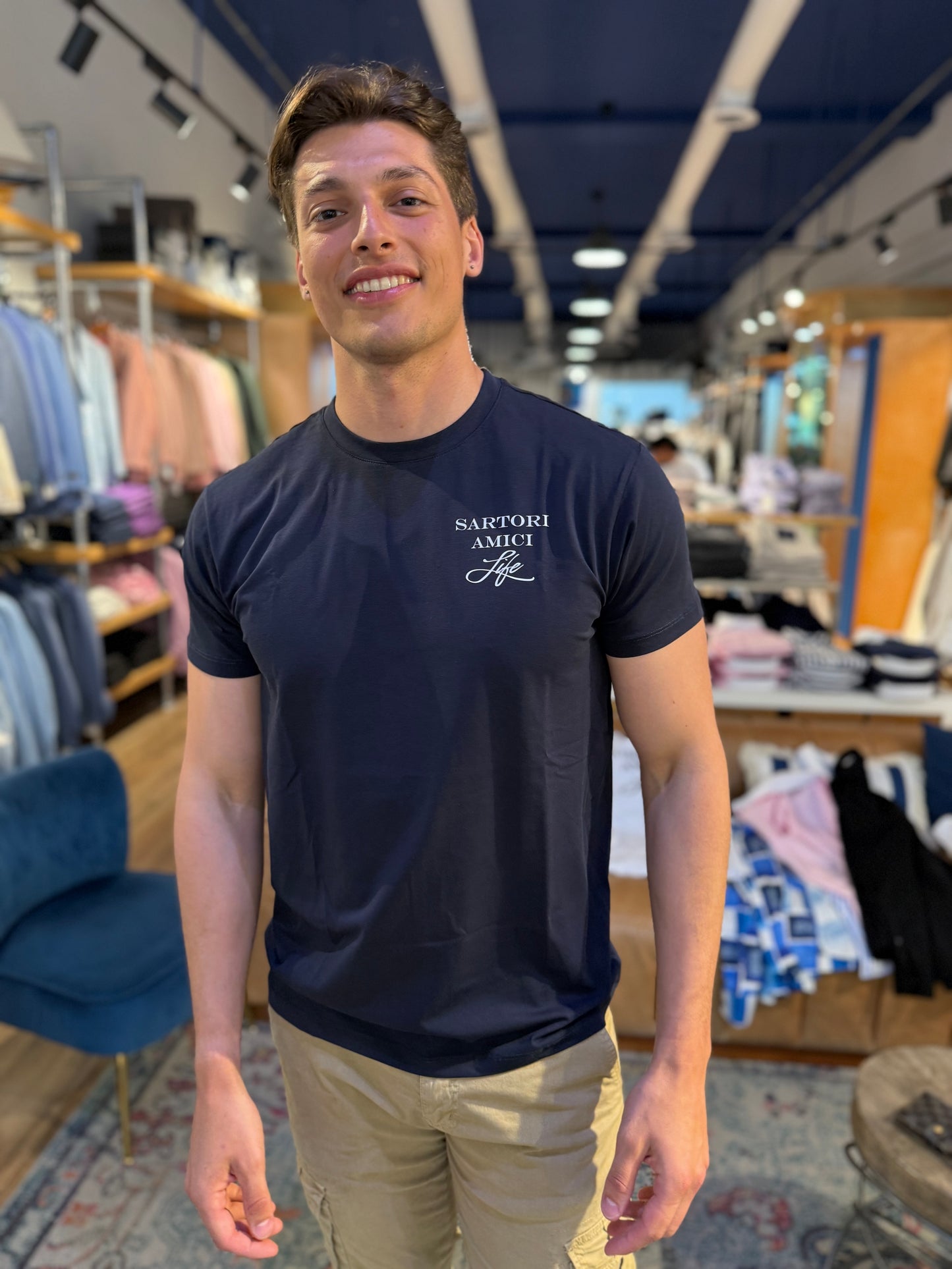 Navy Sartori T-shirt