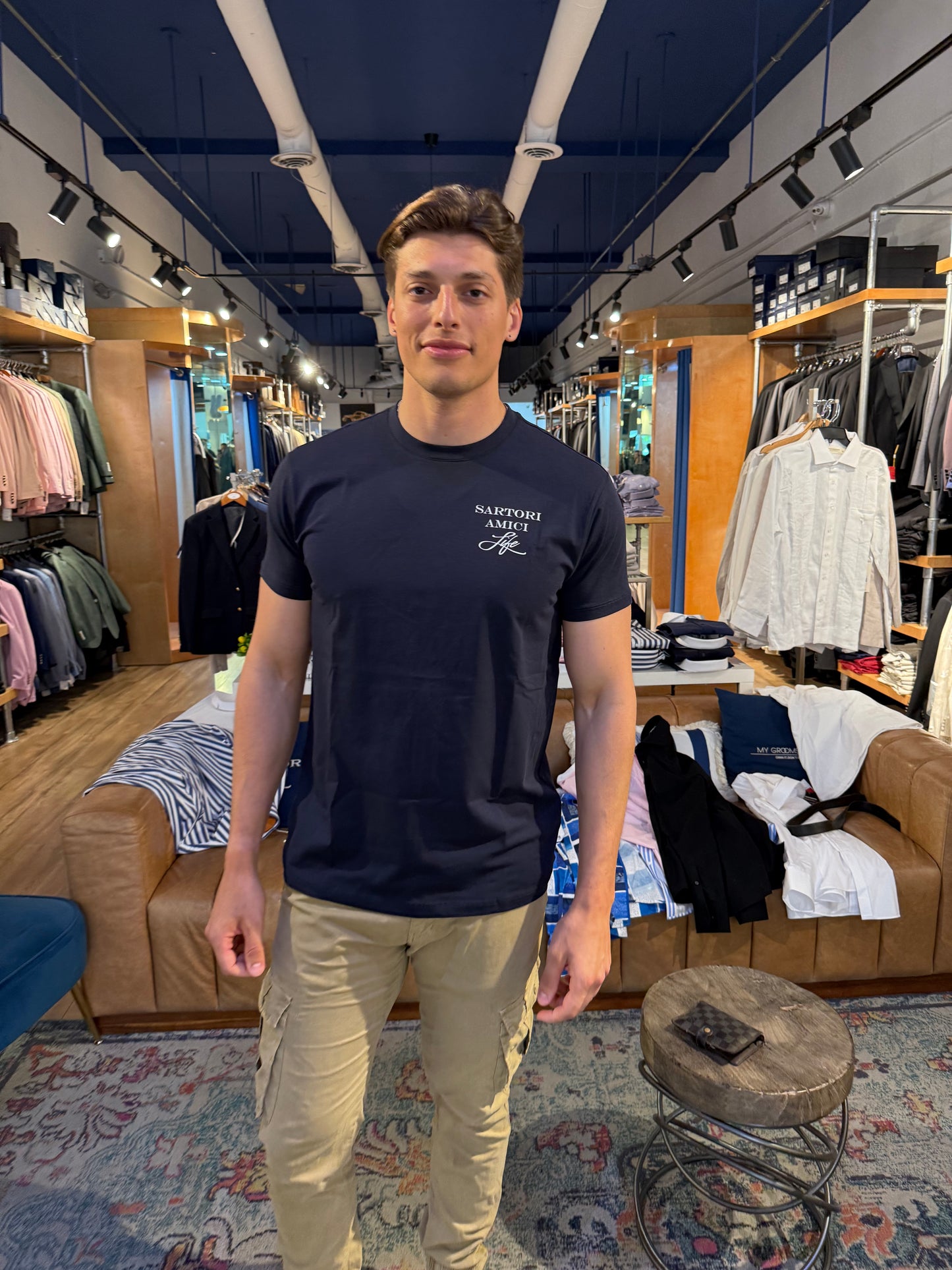 Navy Sartori T-shirt