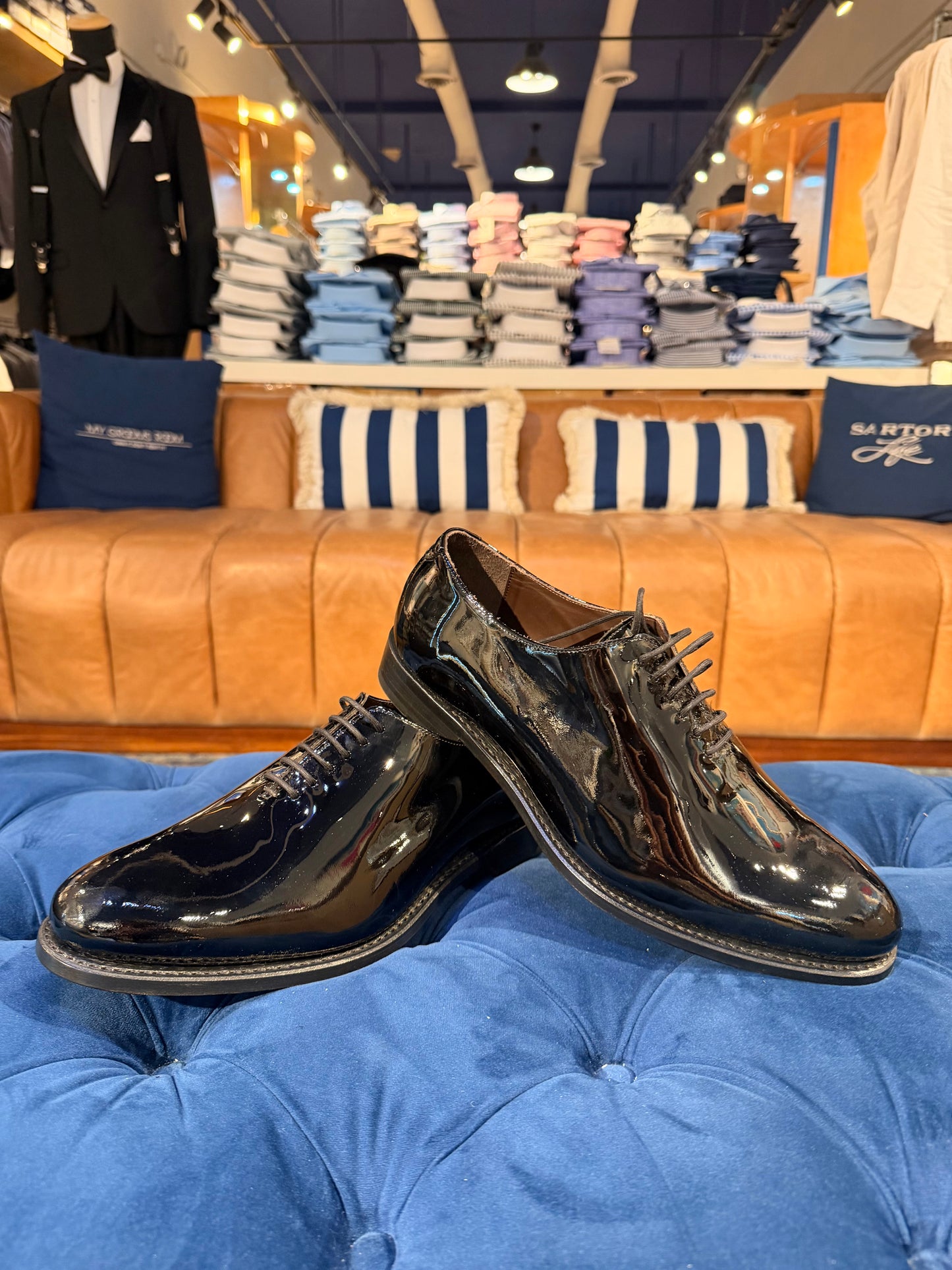Custom Patent Leather Oxford — Sartori Amici