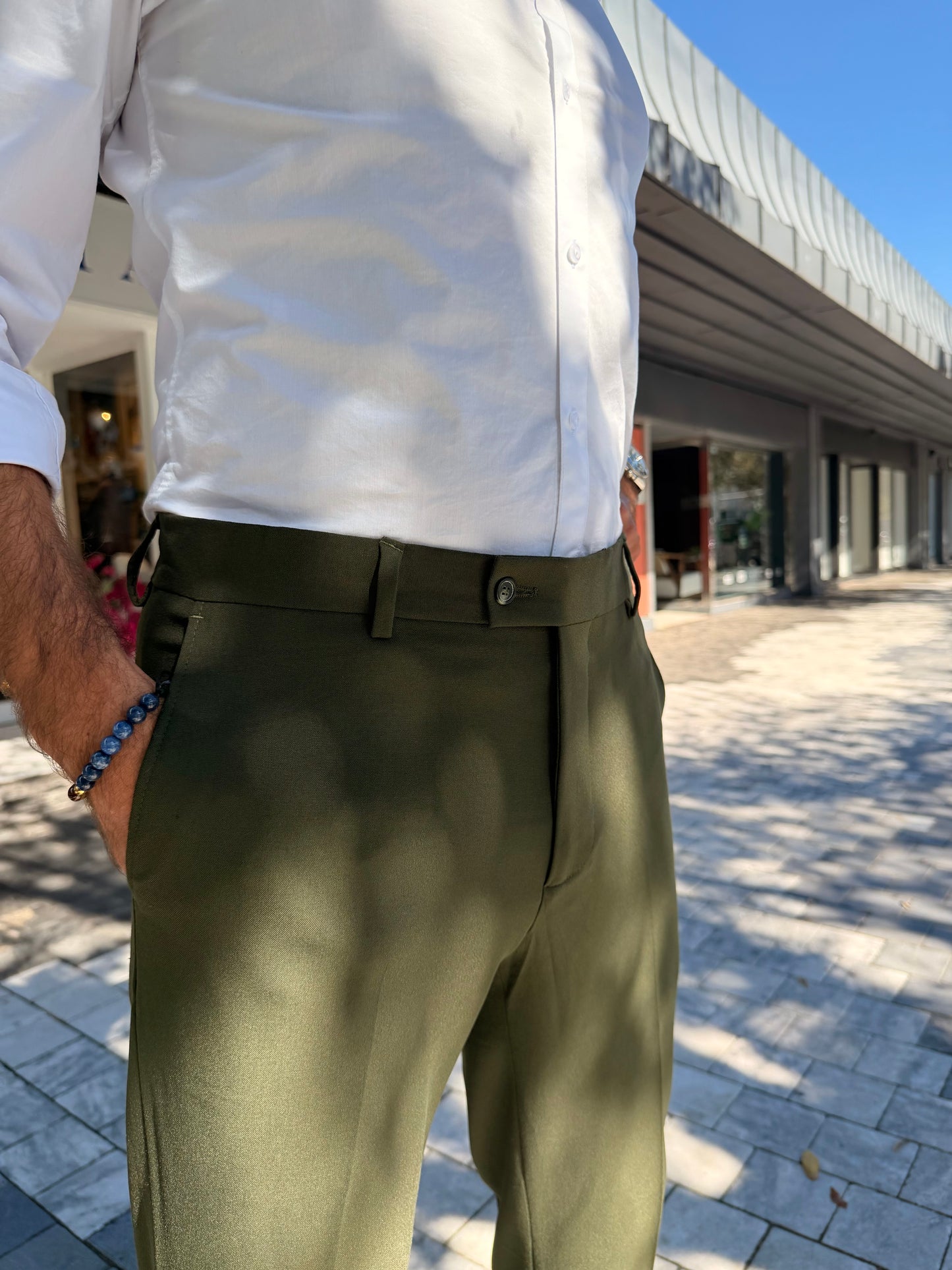 Sartori Amici Olive Green Suit – Modern Italian Elegance