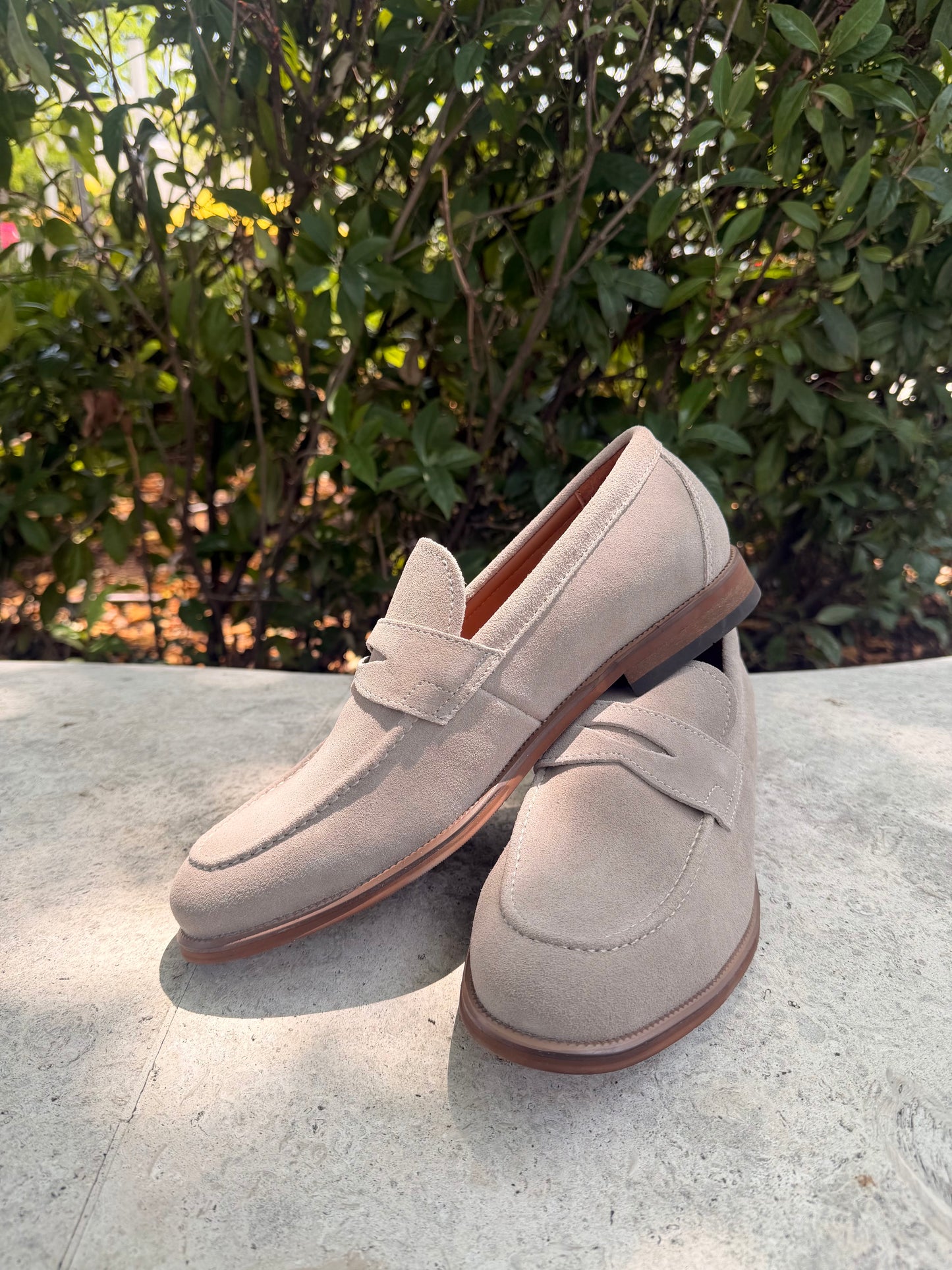Suede Penny Loafers