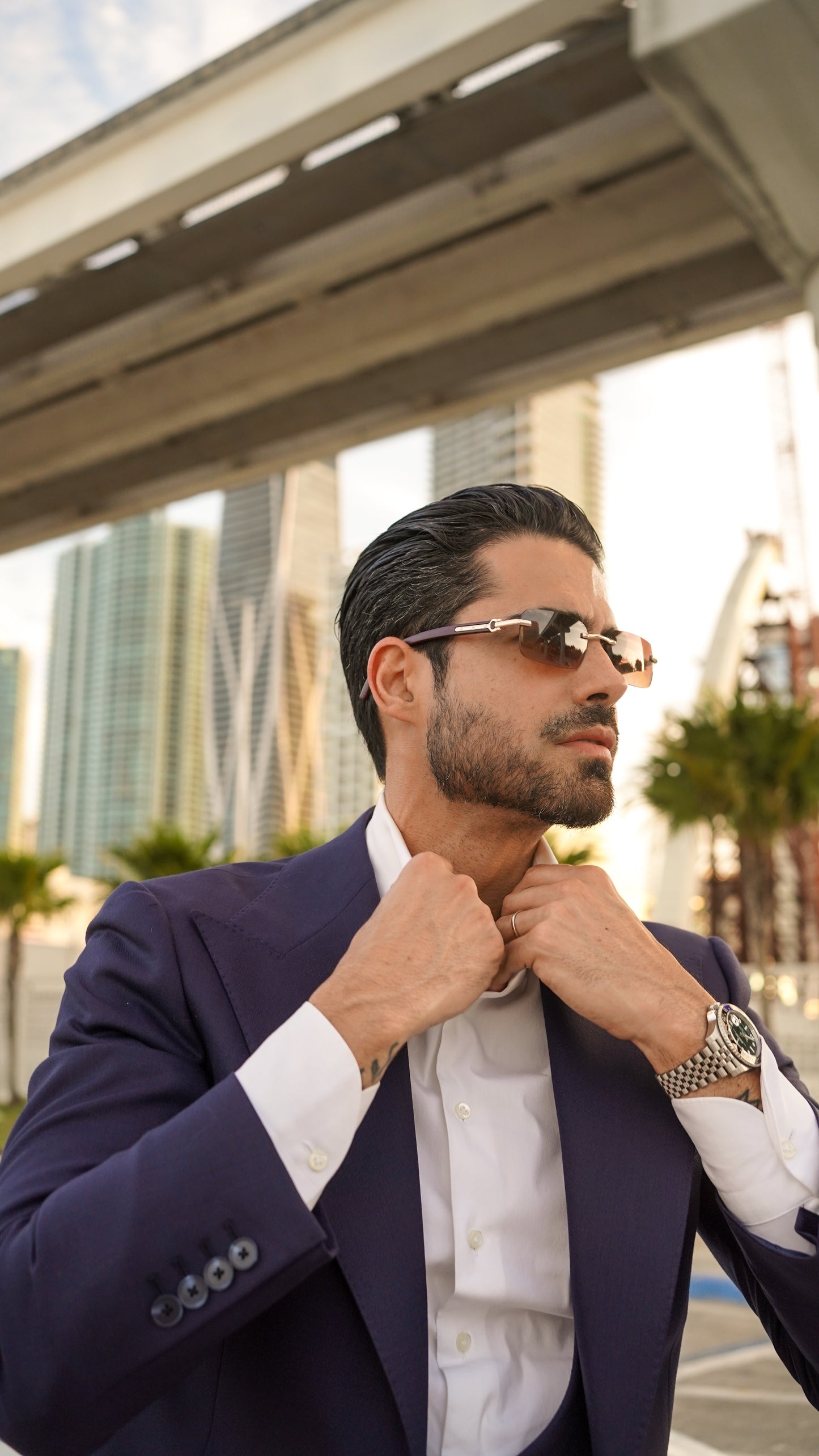 Navy Blue 3 piece Suit
