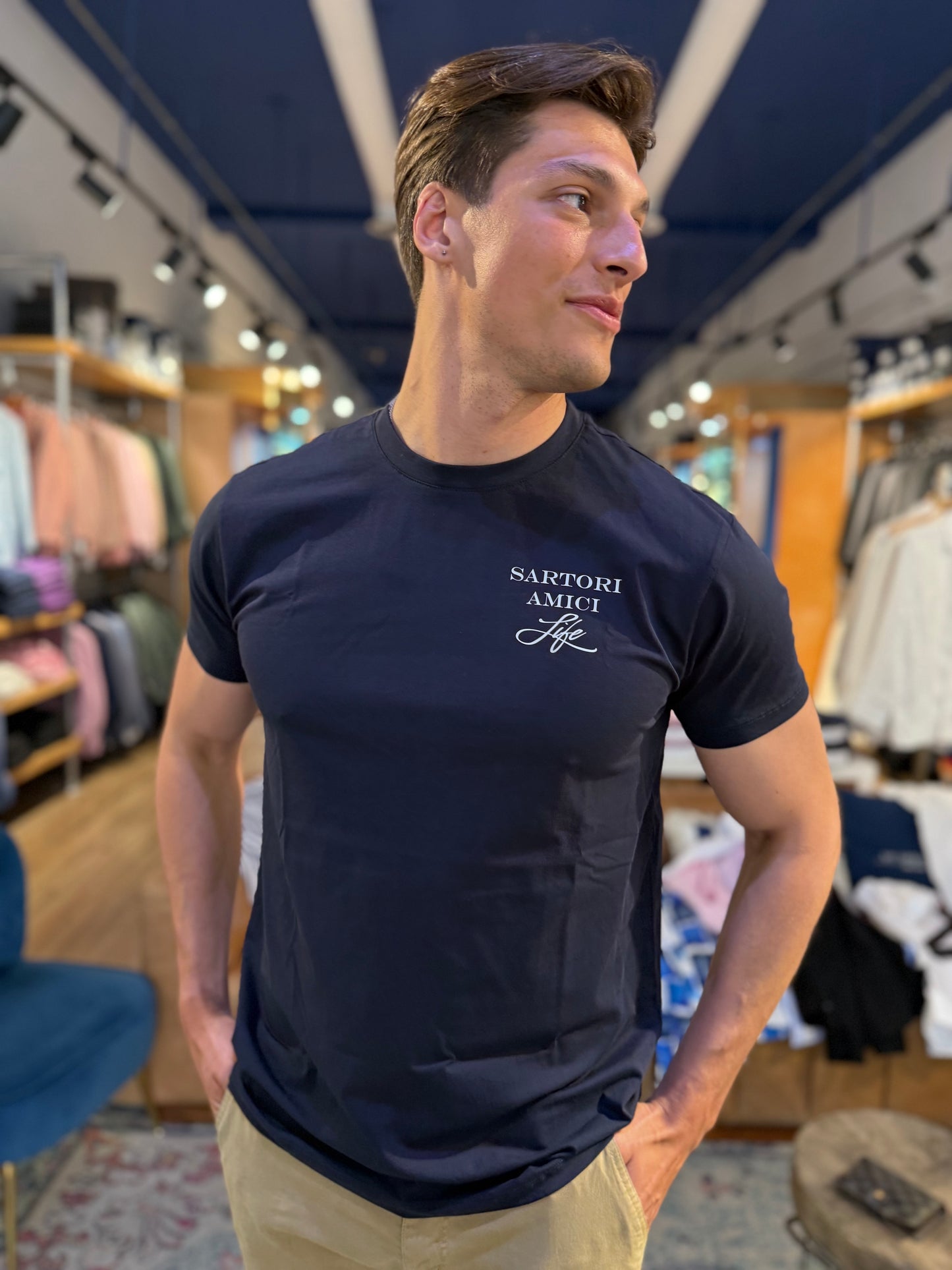 Navy Sartori T-shirt