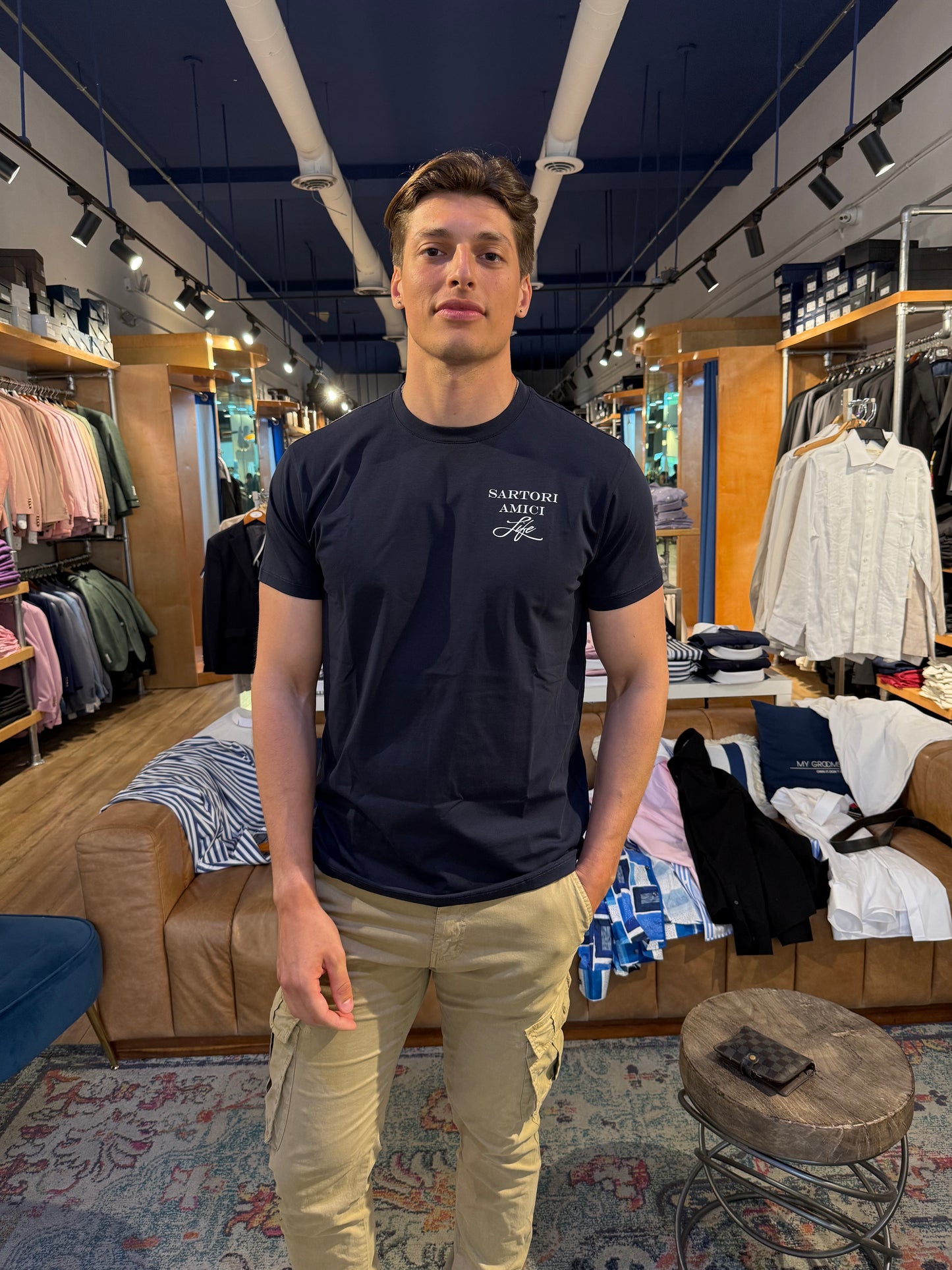 Navy Sartori T-shirt