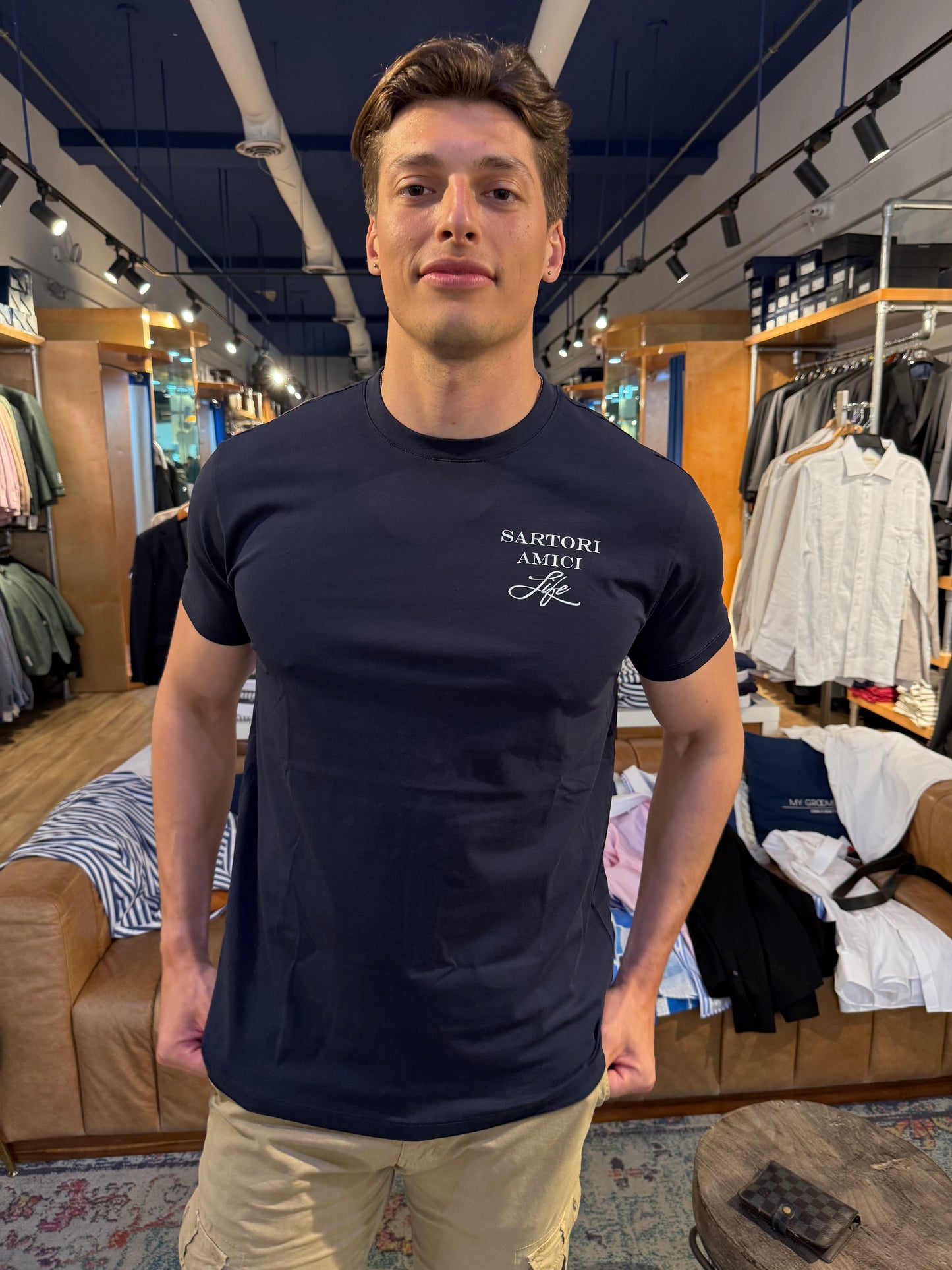 Navy Sartori T-shirt