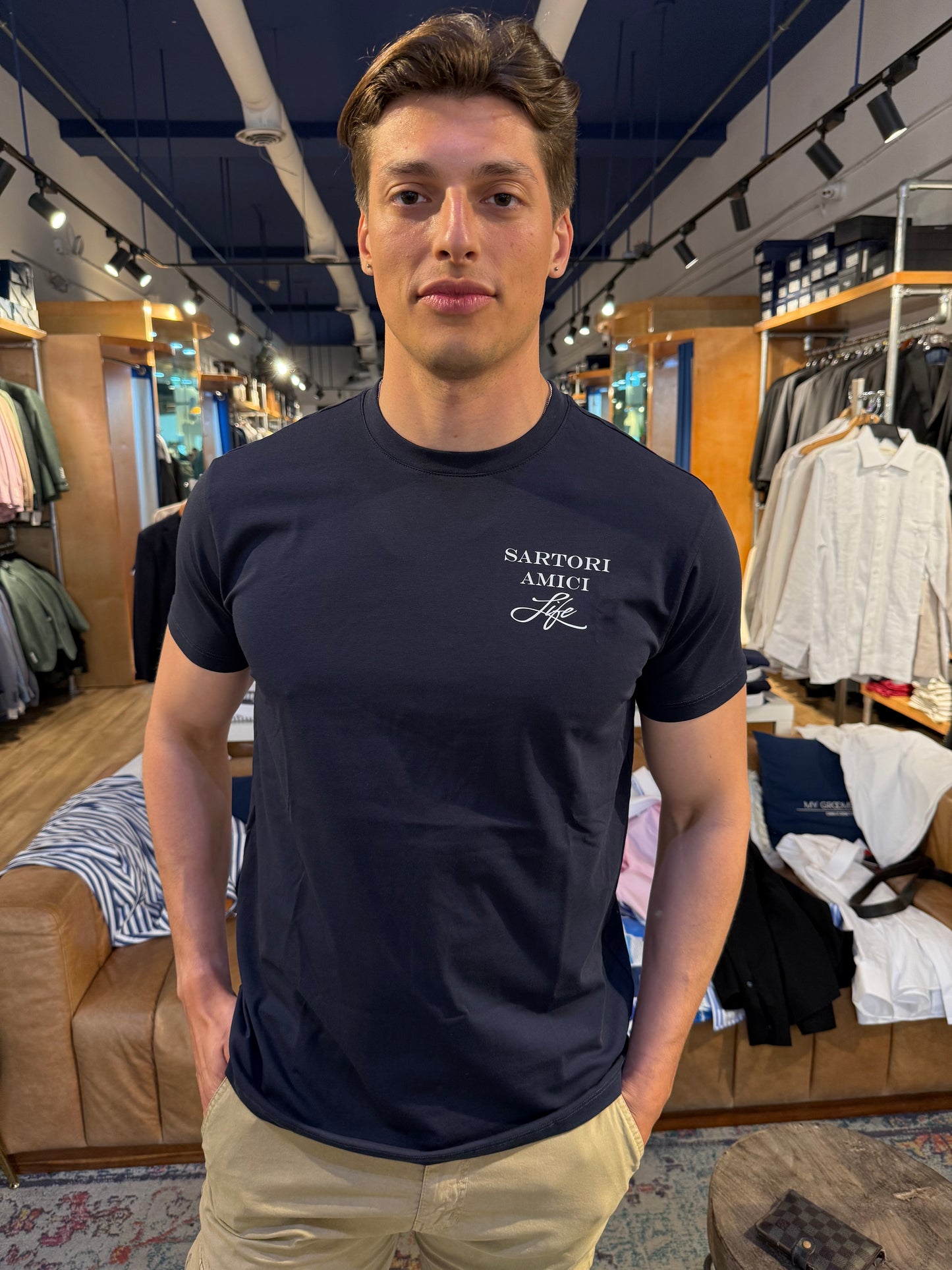 Navy Sartori T-shirt