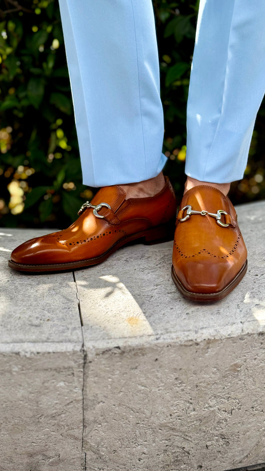 Elegant Brown Italian Leather Shoes