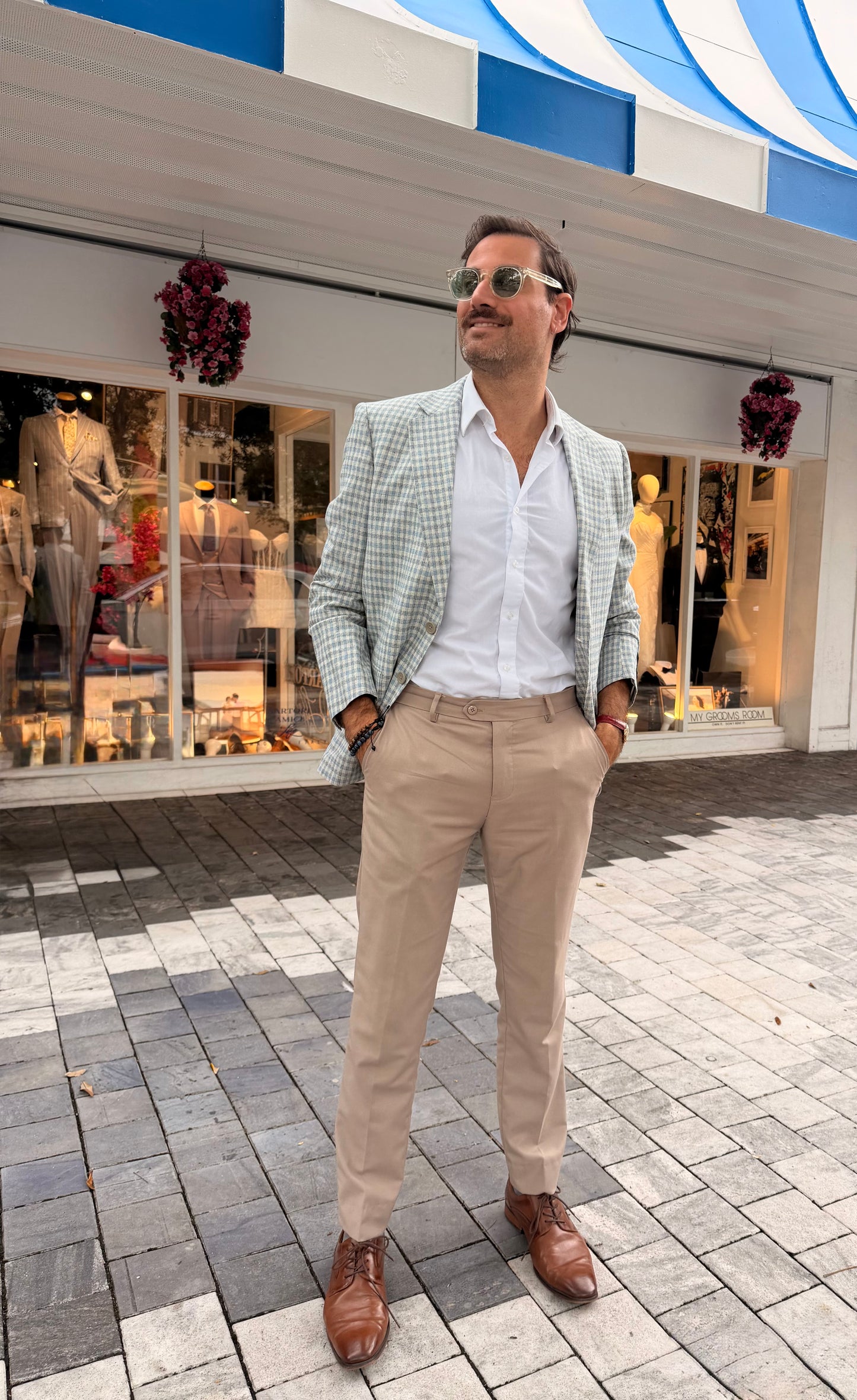 Sartori Amici Jacket – Light Mint Check