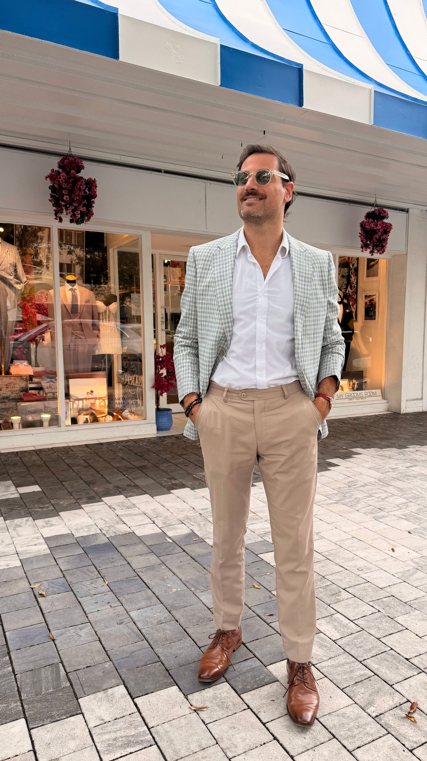 Sartori Amici Jacket – Light Mint Check