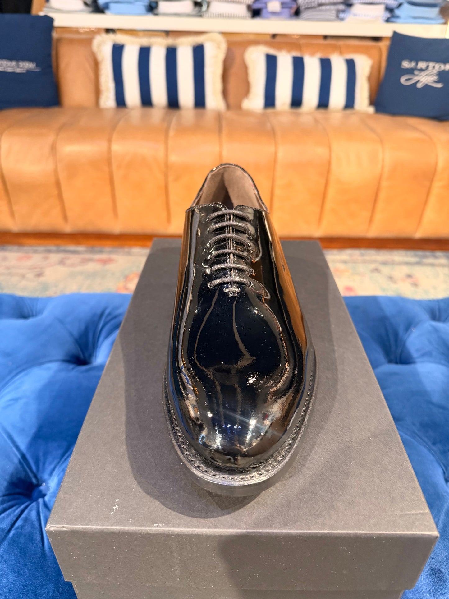 Custom Patent Leather Oxford — Sartori Amici