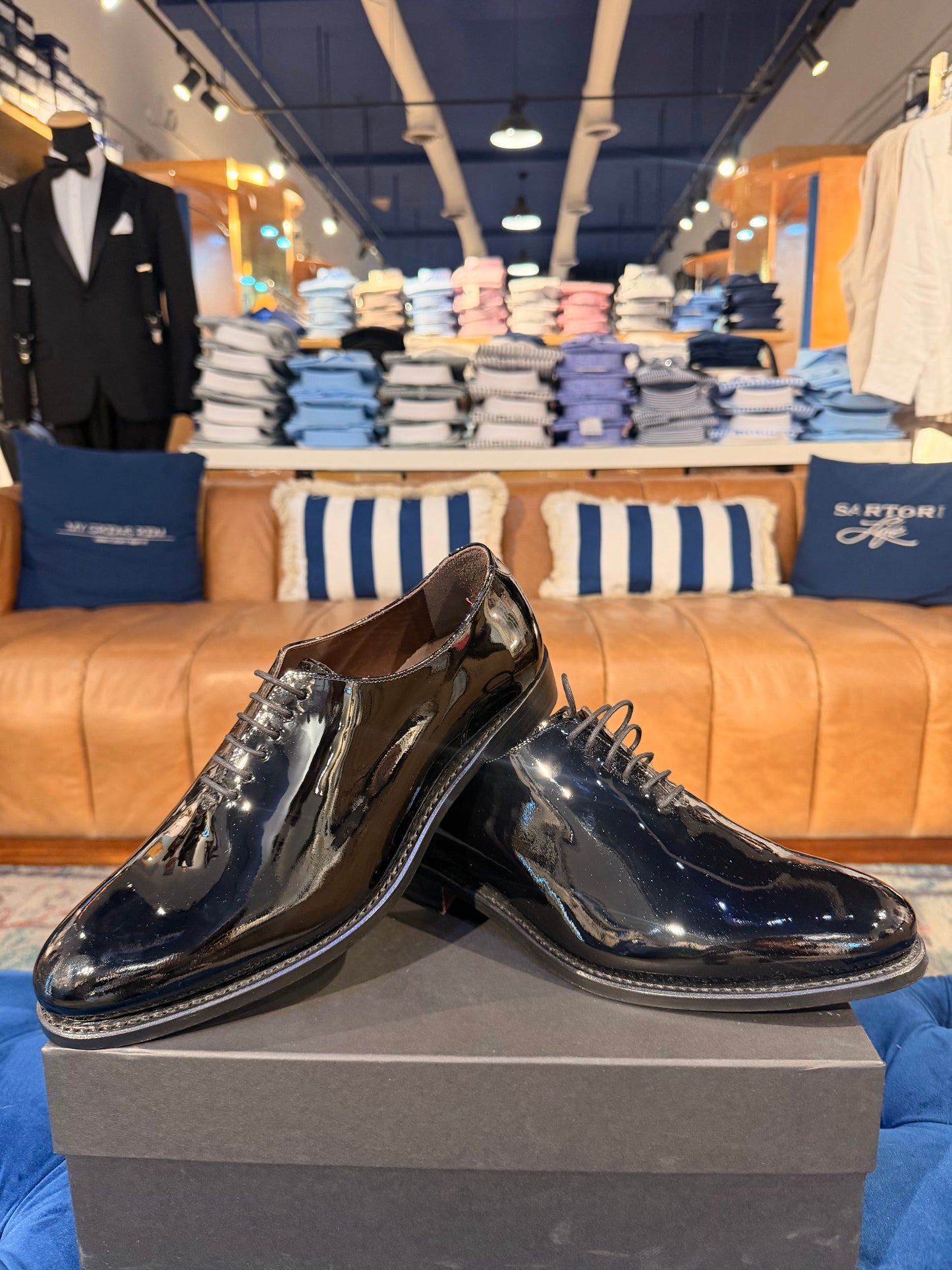 Custom Patent Leather Oxford — Sartori Amici