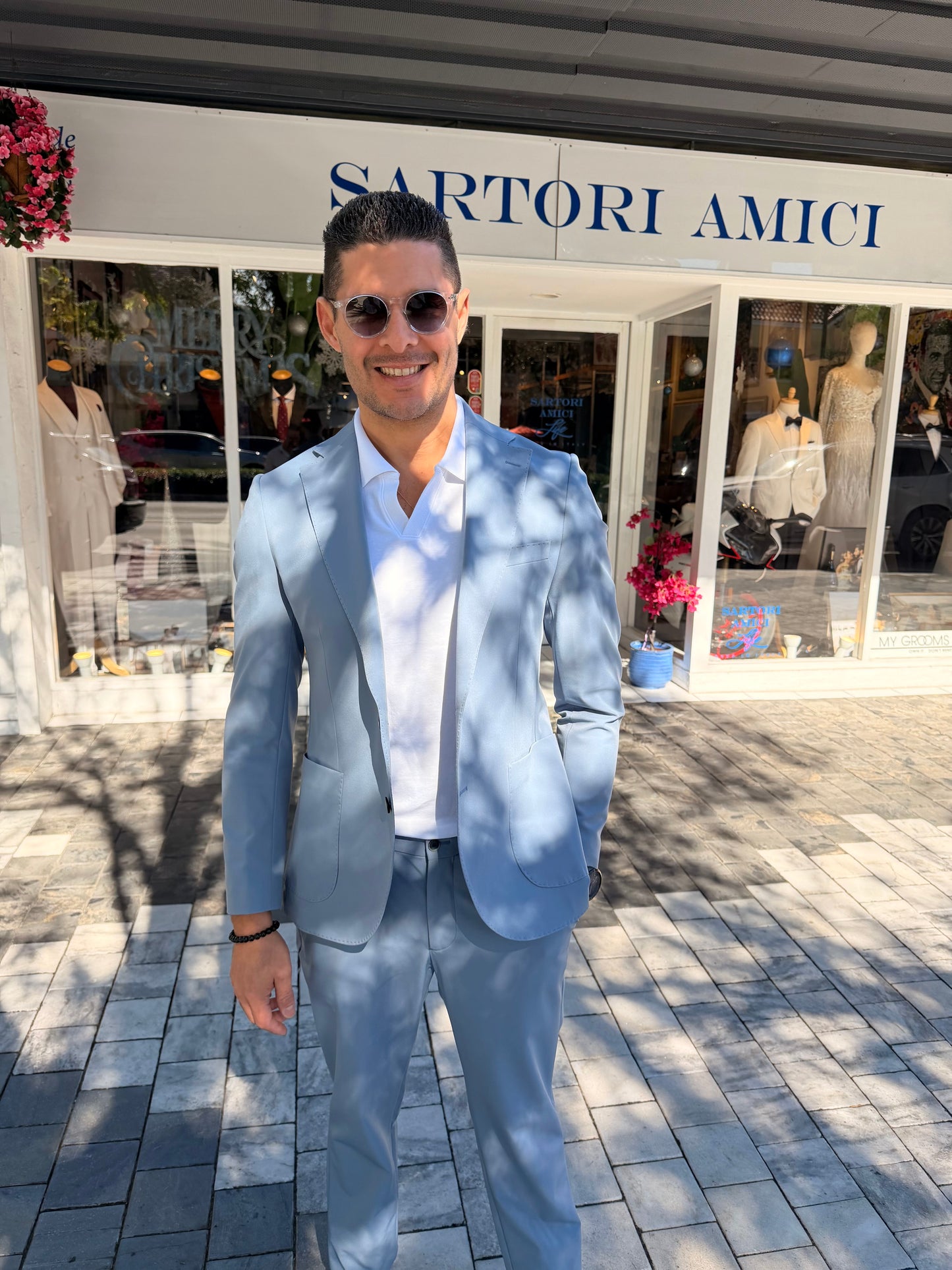 Sartori Amici Light Blue Performance Suit