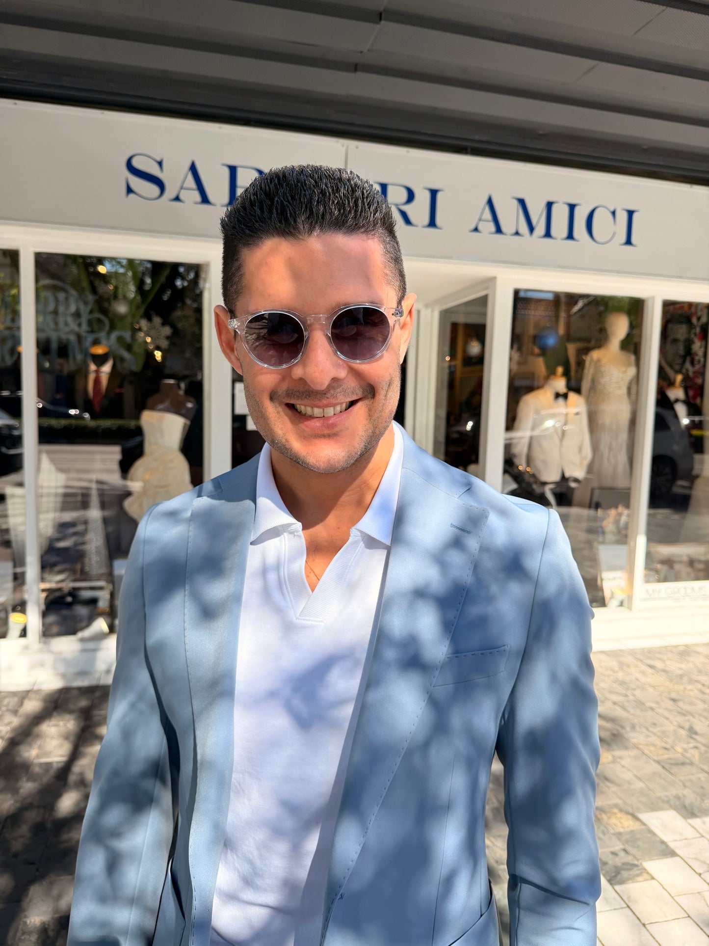 Sartori Amici Light Blue Performance Suit