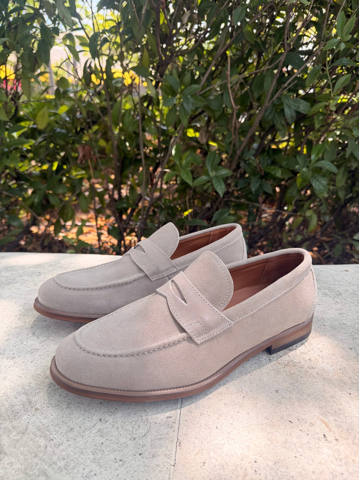 Suede Penny Loafers