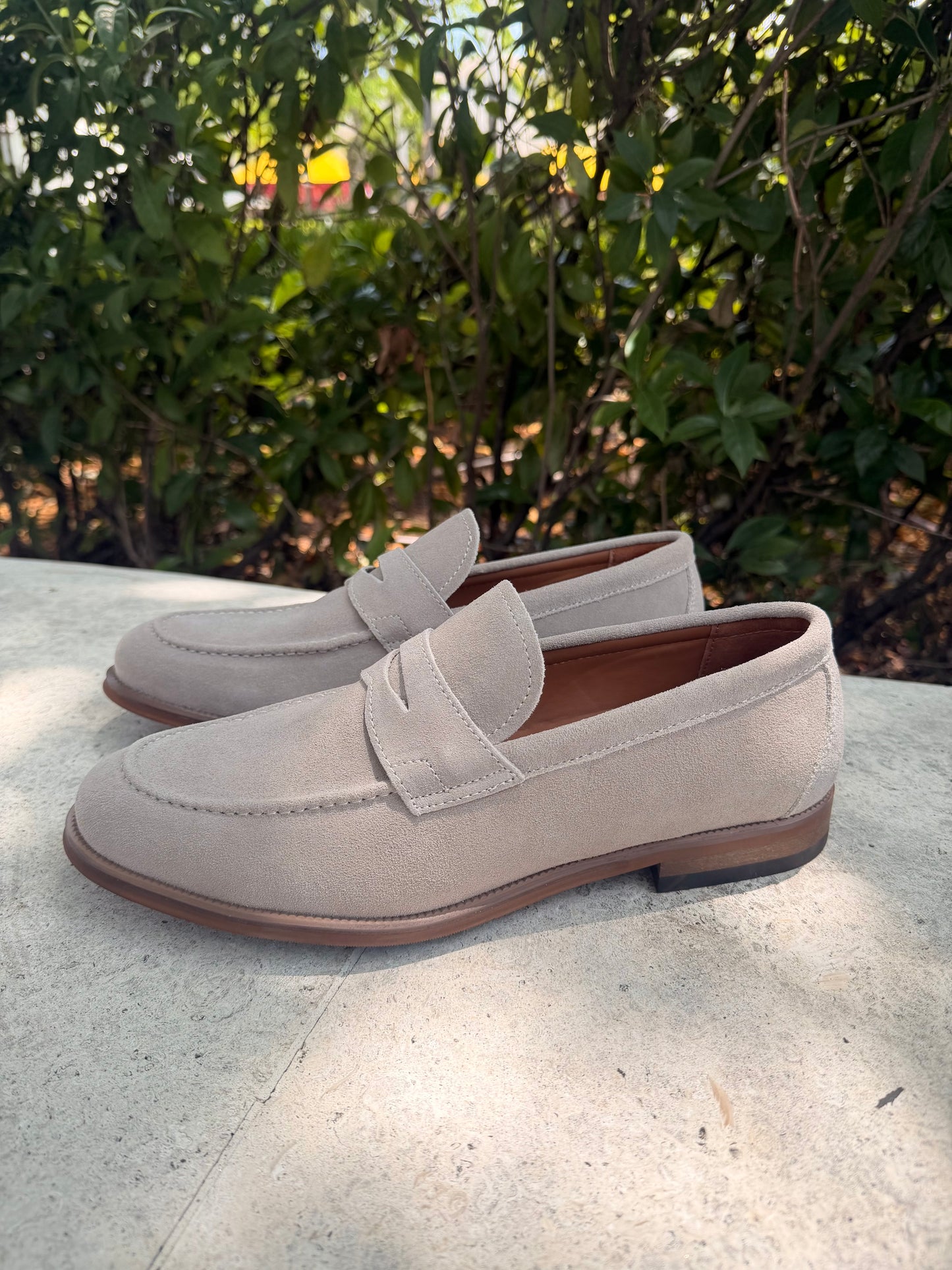 Suede Penny Loafers