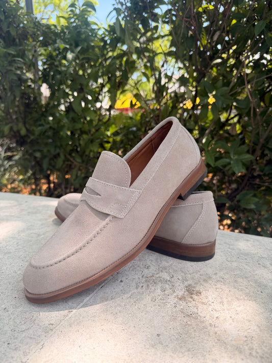 Suede Penny Loafers