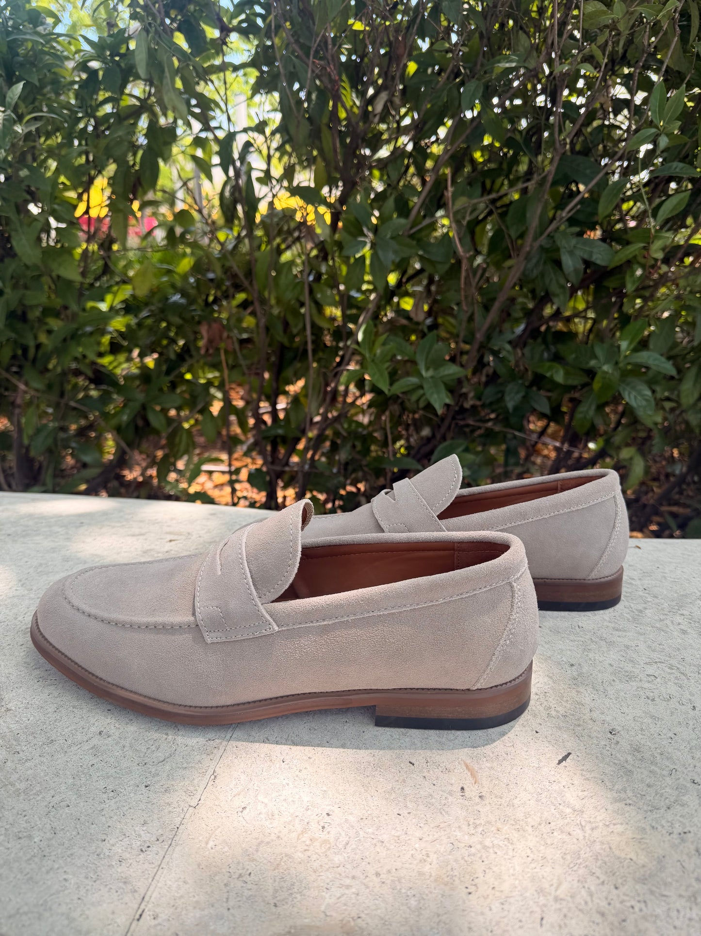 Suede Penny Loafers