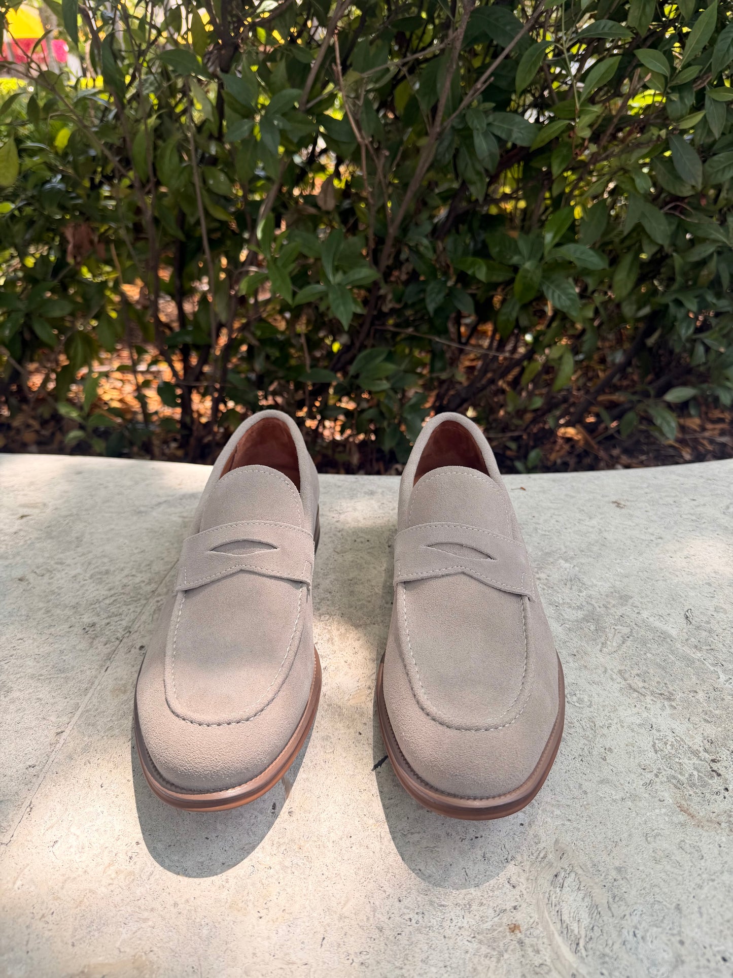 Suede Penny Loafers