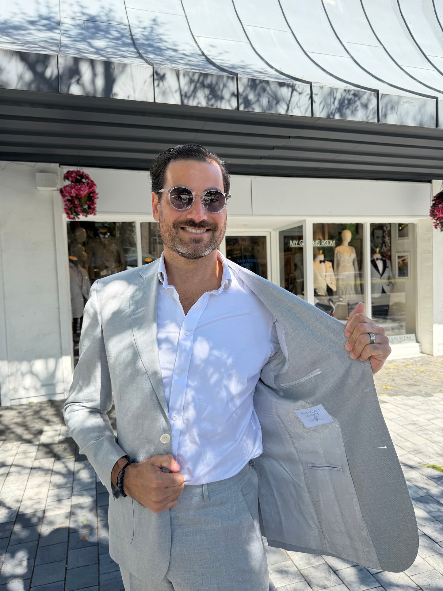 Sartori Amici Light Grey Summer Suit