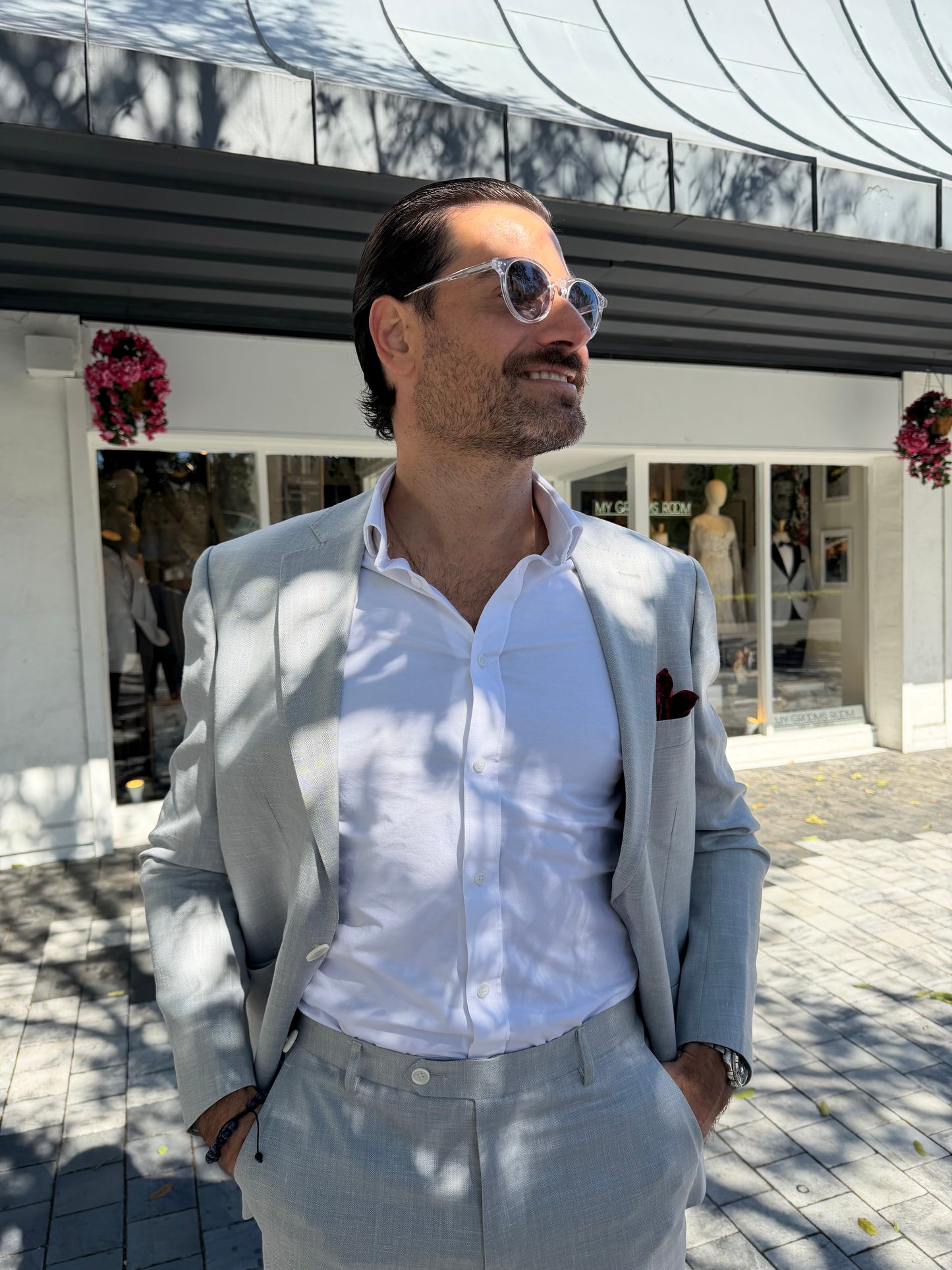 Sartori Amici Light Grey Summer Suit