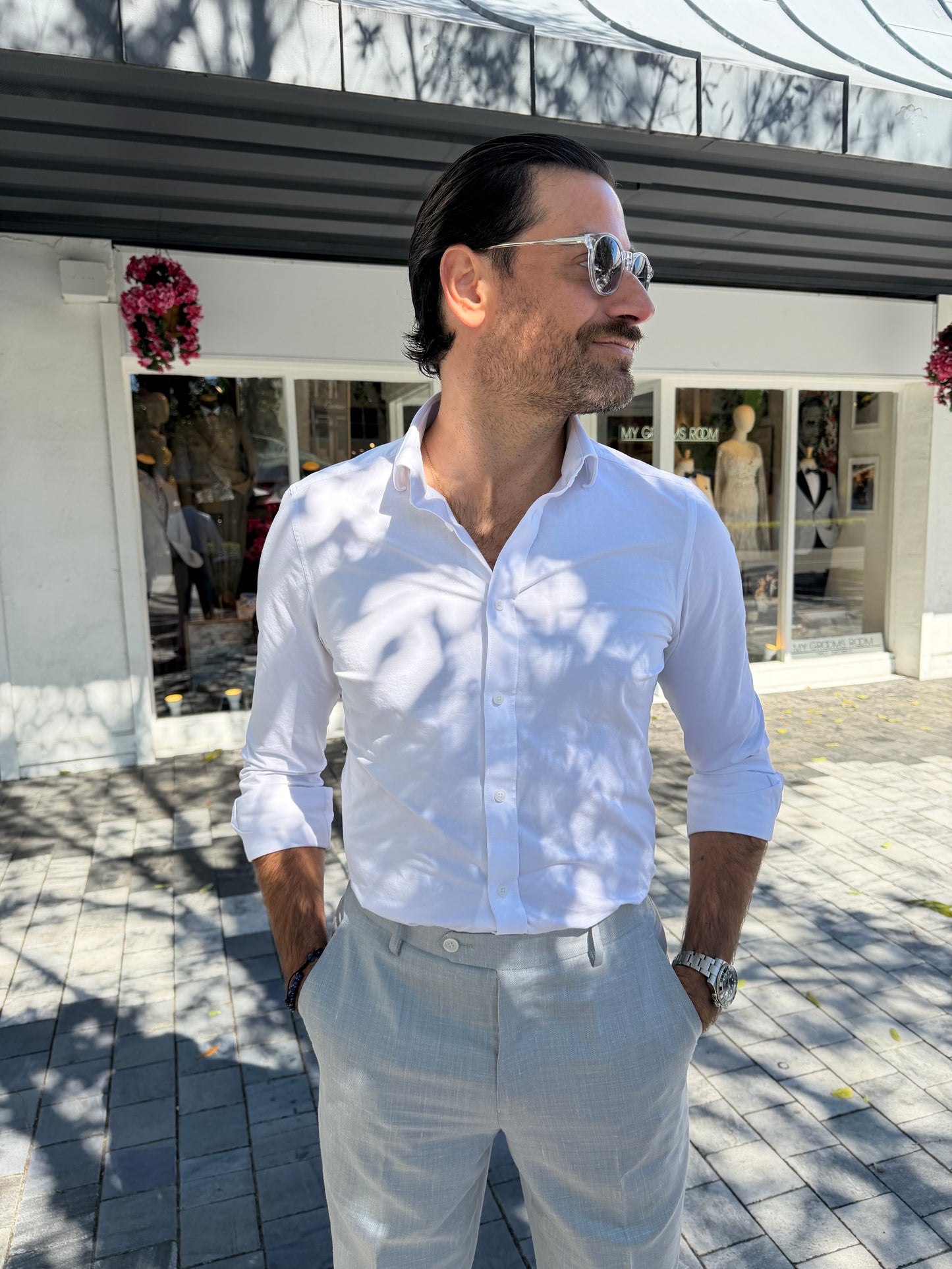 Sartori Amici Light Grey Summer Suit