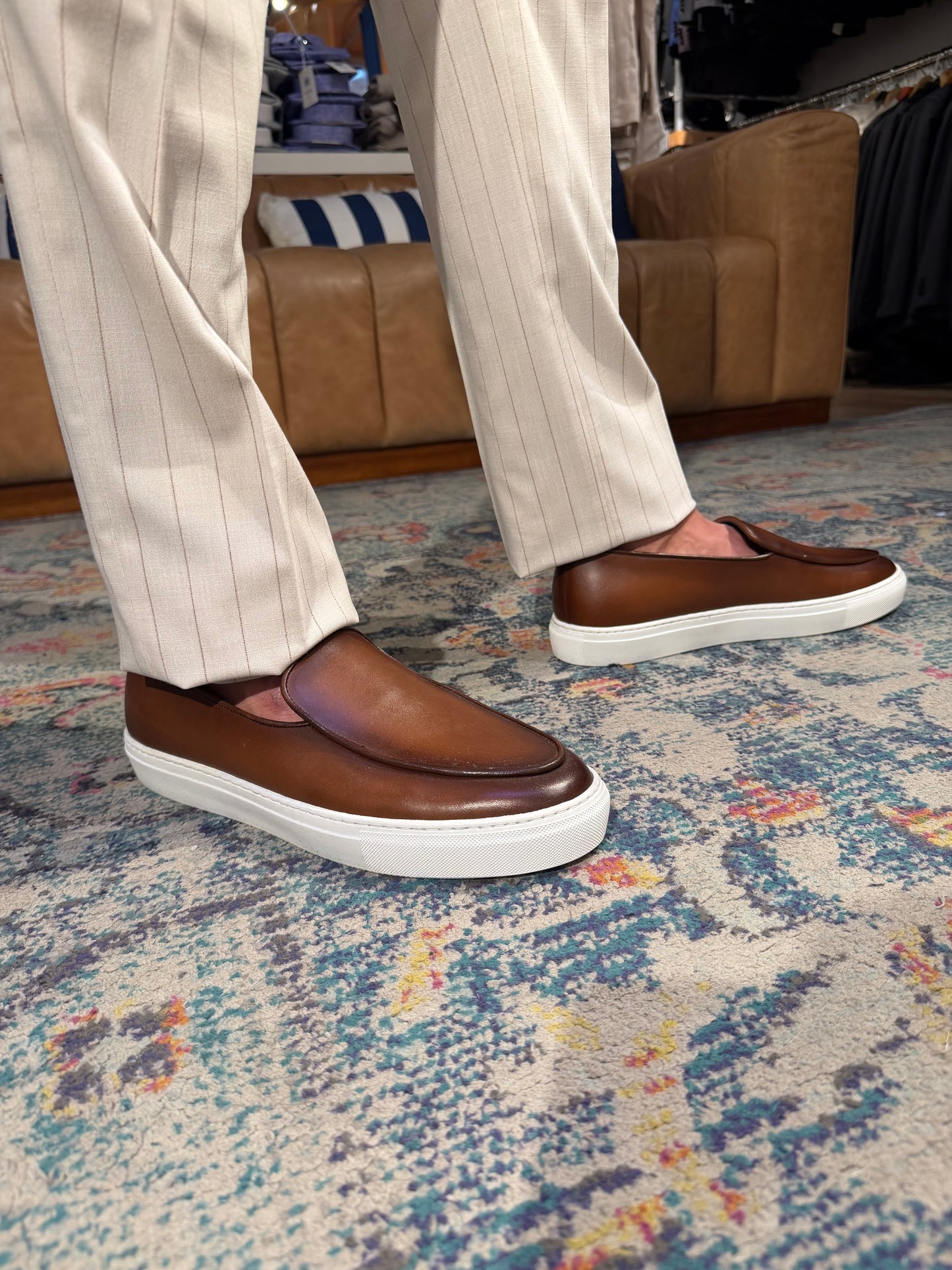 Sartori Amici Leather Slip-On Sneaker
