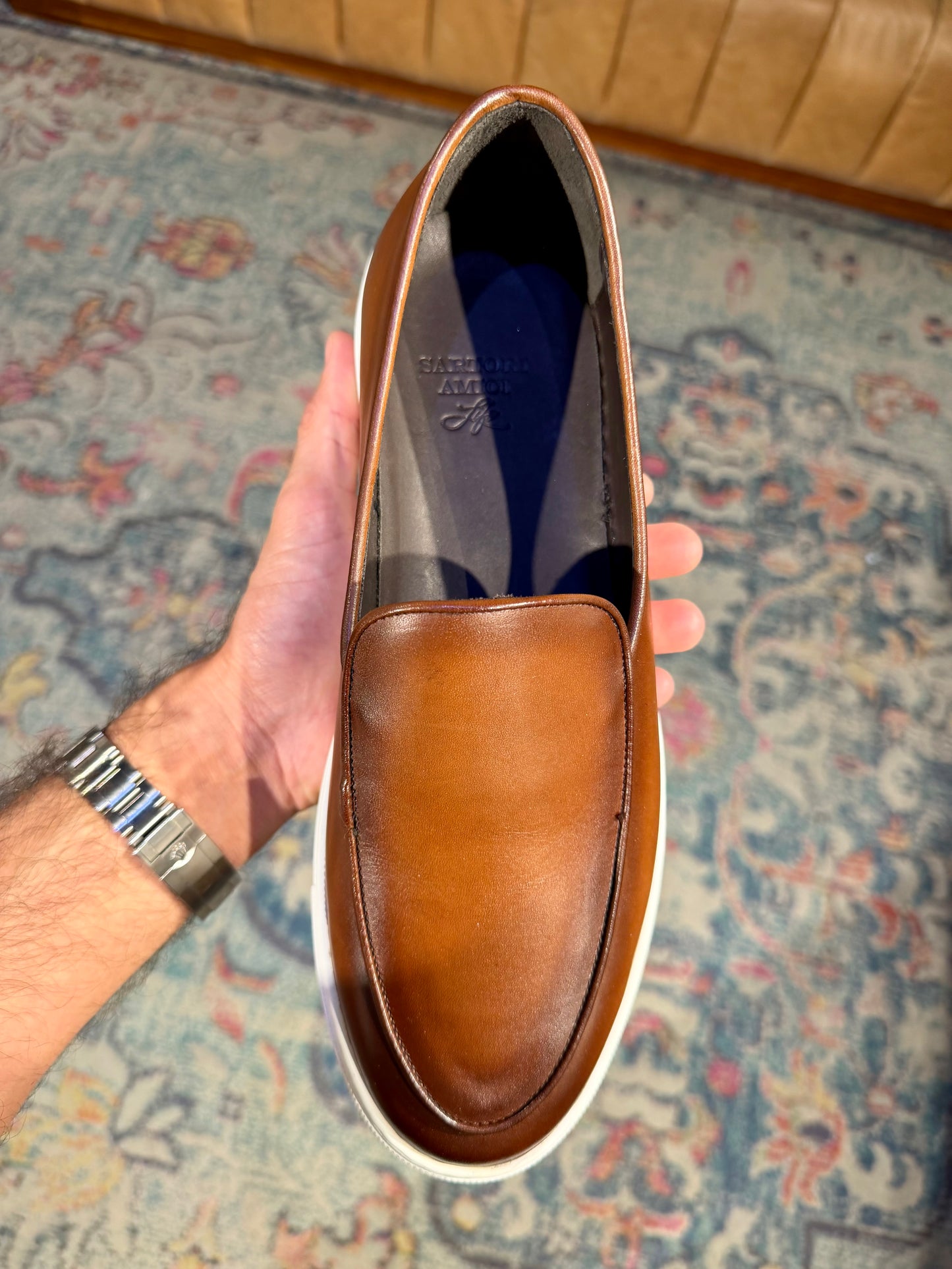 Sartori Amici Leather Slip-On Sneaker