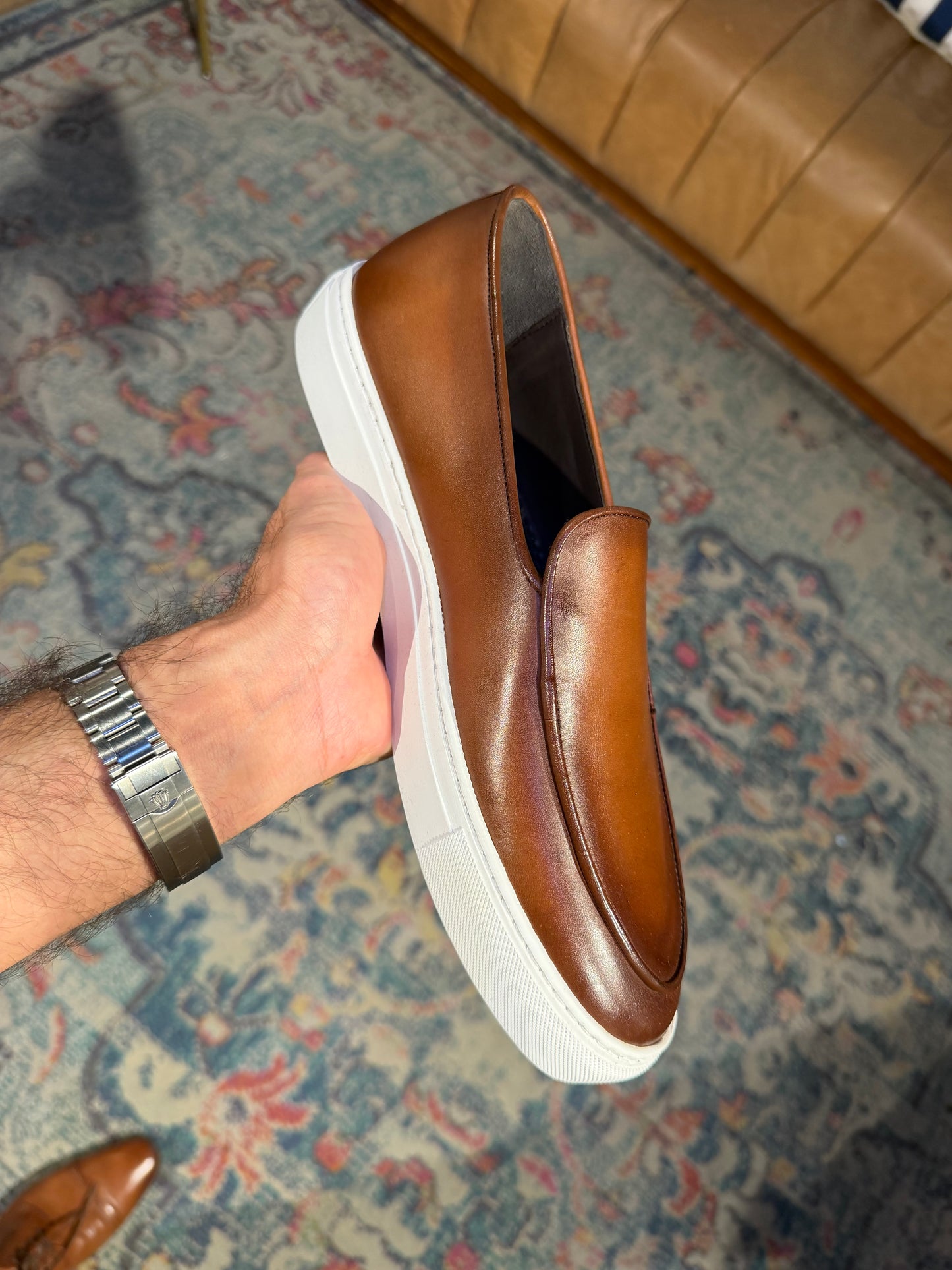 Sartori Amici Leather Slip-On Sneaker