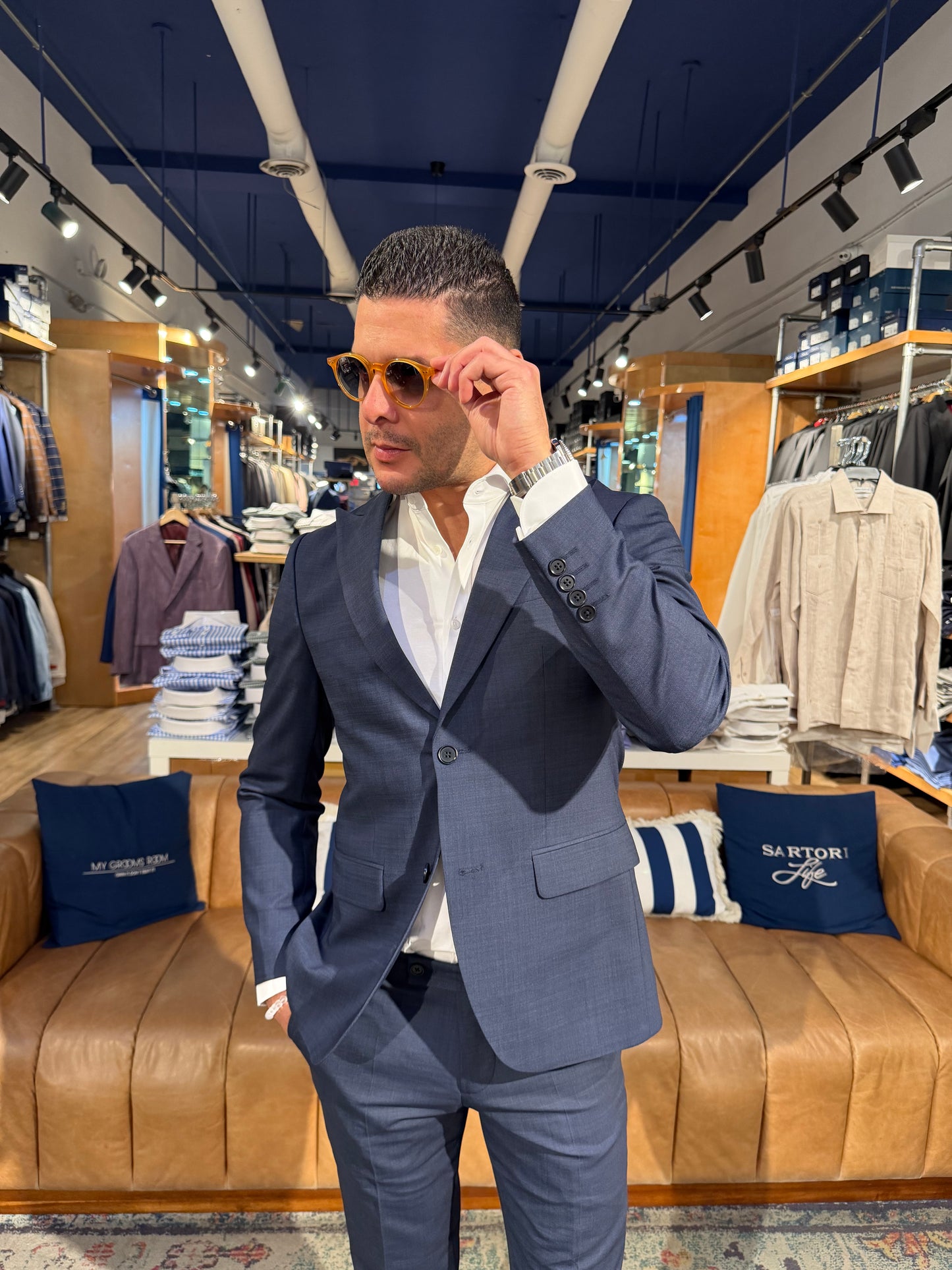 Sartori Amici Modern Blue Suit